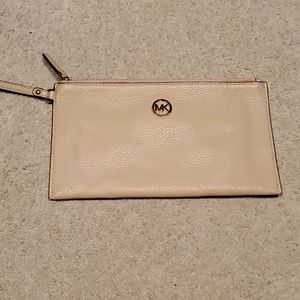 Beige Michael Kors Clutch